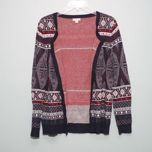 Merona Fair Isle Print Cardigan